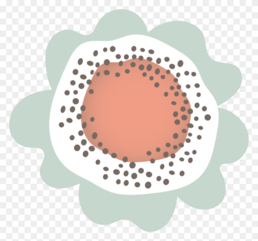 1024x954 Black Dot Flower Flat Vector Circle, Plant, Blossom, Machine Descargar Hd Png