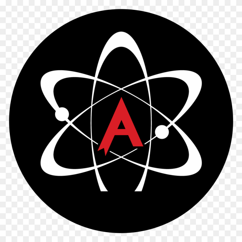 974x974 Black Dot Whirl American Atheist Symbol, Star Symbol, Dynamite, Bomb HD PNG Download