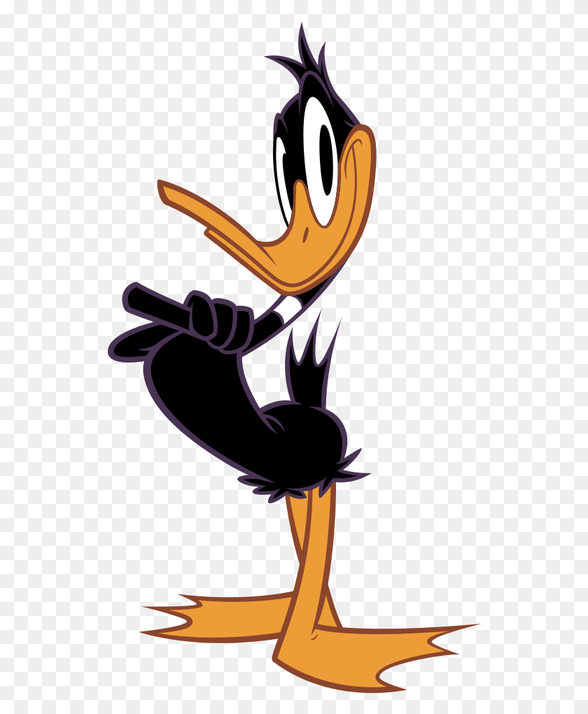 536x960 Black Duck Looney Tunes, Hand, Symbol, Emblem HD PNG Download