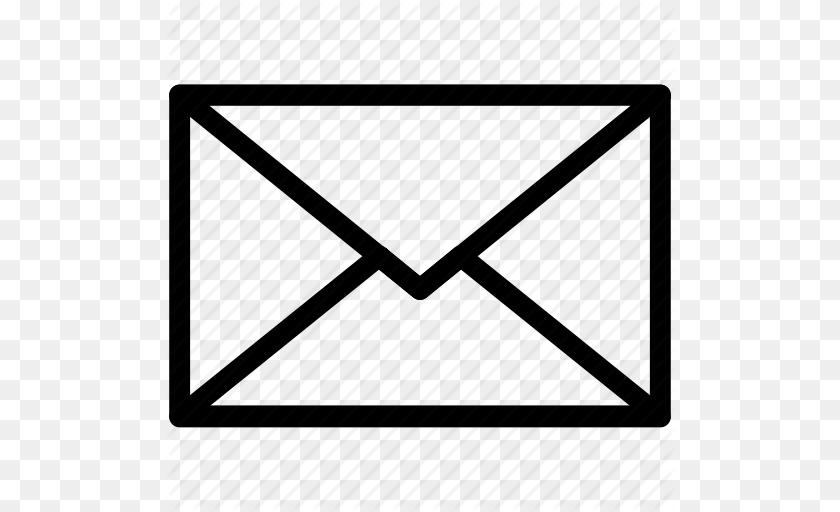 512x512 Black Email Emails Envelope Interface Mail Symbol Icon, Architecture, Building, Airmail Clipart PNG