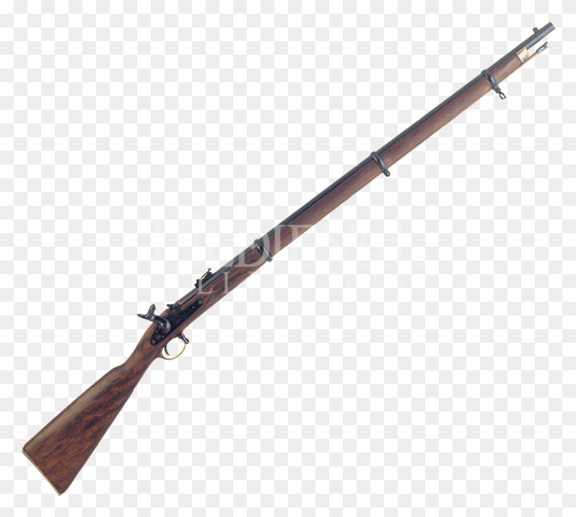 832x741 Black Enfield Rifle Musket Fd From Dark Gun From The American Revolution, Weapon, Weaponry, Axe HD PNG Download