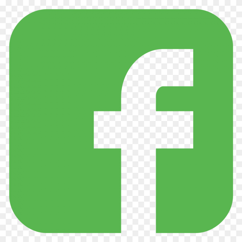 897x897 Descargar Png Icono De Facebook Negro Fondo Transparente Logotipo De Facebook Verde, Primeros Auxilios, Texto, Alfabeto Hd Png