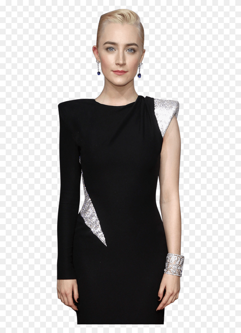 447x1099 Black Fashion Model Photo Shoot, Sleeve, Clothing, Apparel HD PNG Download