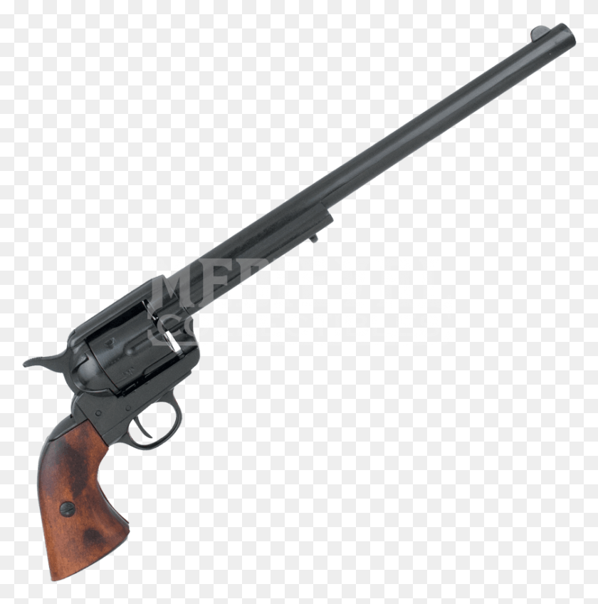 841x850 Black Finish 45 Caliber Revolver, Weapon, Weaponry, Gun HD PNG Download