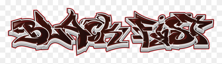 1180x277 Black Fist Radio Promo Graffiti, Text, Mural HD PNG Download
