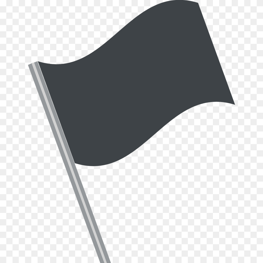 1920x1920 Black Flag Emoji Clipart Transparent PNG