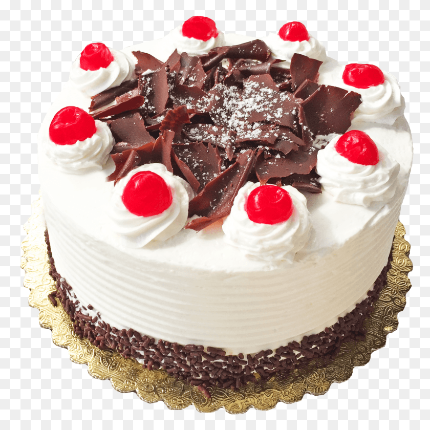 1805x1806 Black Forest Cake, Dessert, Food, Cream HD PNG Download