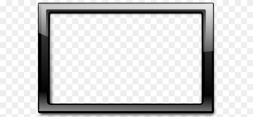 600x389 Black Frame Clip Arts For Web, Computer Hardware, Electronics, Hardware, Monitor Transparent PNG
