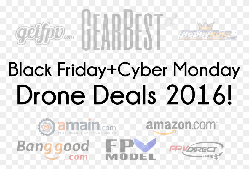 962x632 Black Friday And Cyber Monday 2016 Drone Deals Amazon, Text, Symbol, Logo HD PNG Download