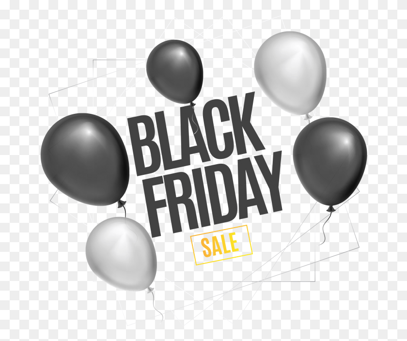 Black Friday Balloons, Balloon, Ball, Sphere HD PNG Download