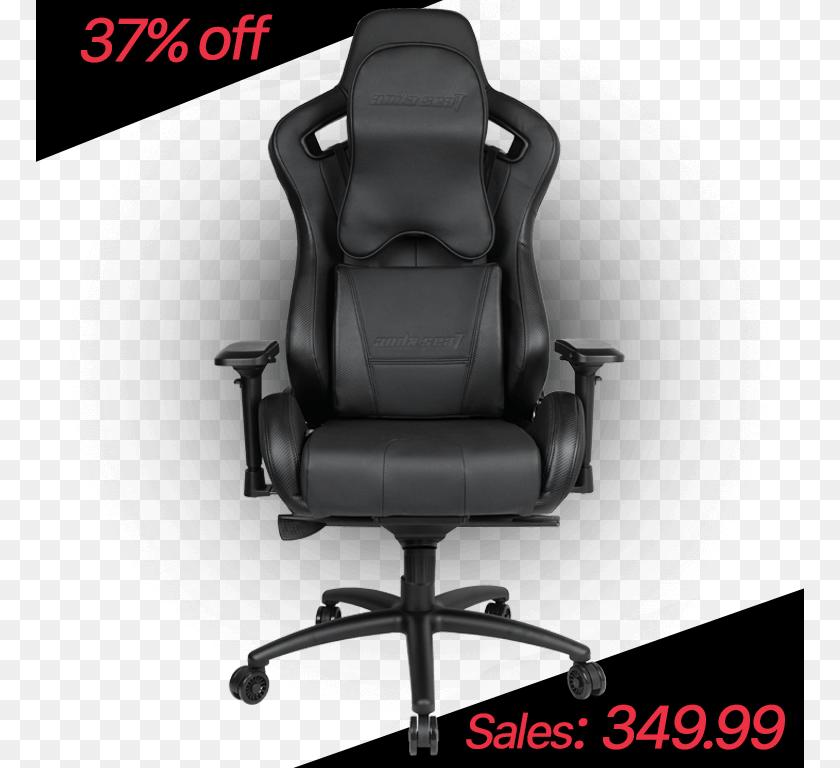 768x768 Black Friday Deal Gaming Chair, Cushion, Furniture, Home Decor, Headrest Sticker PNG