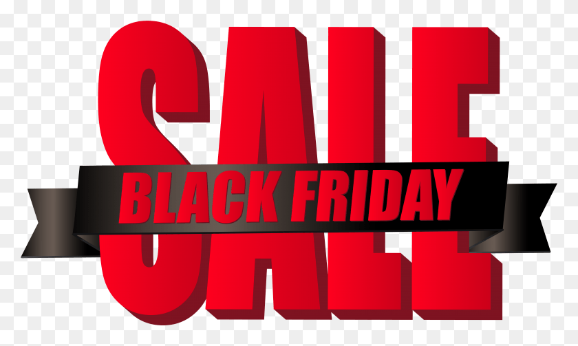 7863x4467 Black Friday Free, Word, Alphabet, Text HD PNG Download