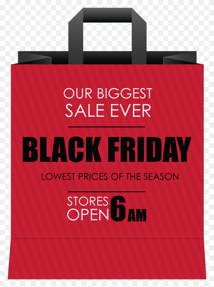4391x5988 Black Friday Red Shoping Bag Clipart Image Black, Advertisement, Poster, Flyer HD PNG Download