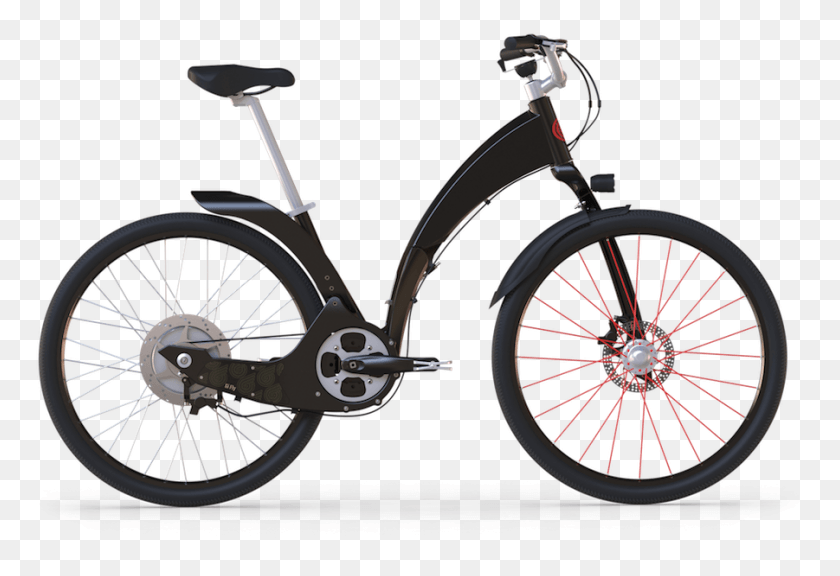 901x597 Black Gi Fly Bike Gi Flybike Black, Bicycle, Vehicle, Transportation HD PNG Download