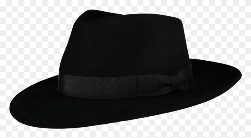 798x412 Black Ha Fur Felt Hat Mlg Fedora Transparent Background, Clothing, Apparel, Sun Hat HD PNG Download