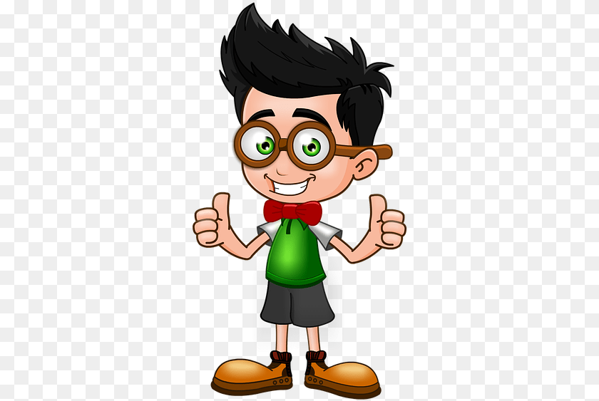 306x563 Black Hair Boy Cartoon Character, Finger, Body Part, Person, Hand PNG
