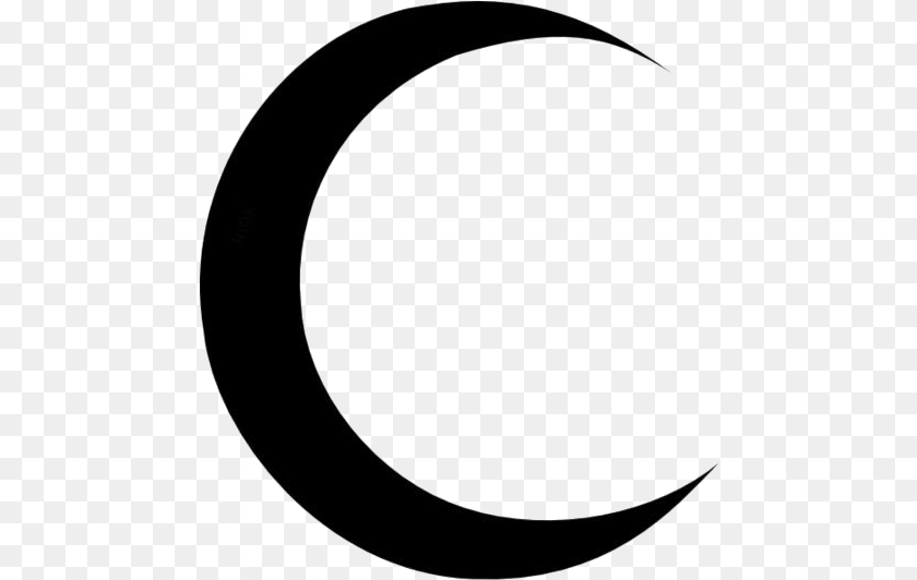 Black Half Moon Tattoo, Nature, Night, Outdoors, Astronomy Transparent PNG