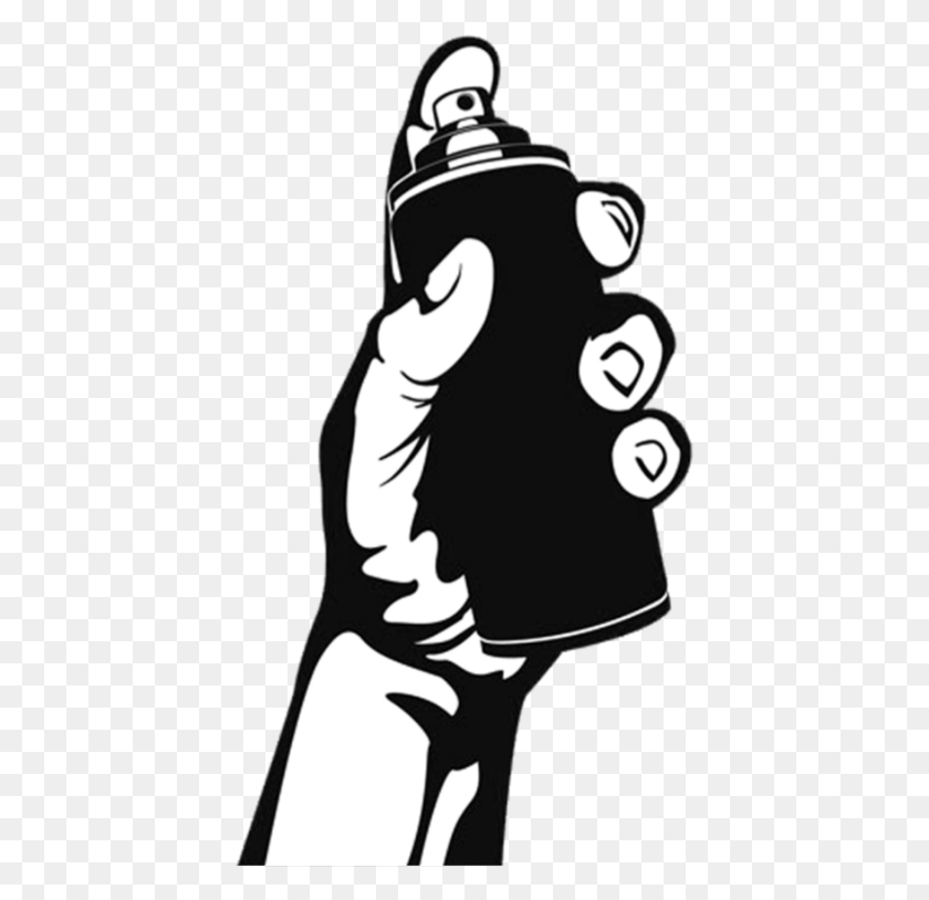 417x754 Black Hand Graffiti Blackpainted Underground Hand, Stencil, Person, Human HD PNG Download