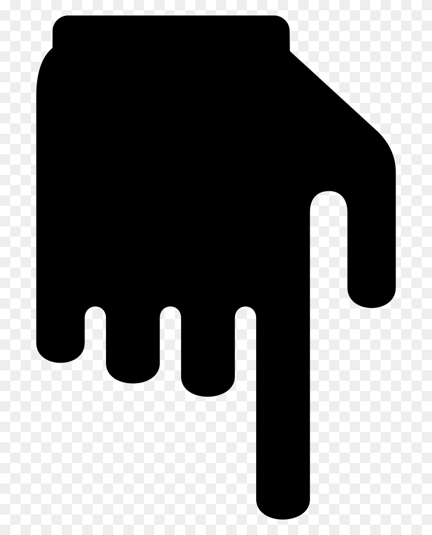 700x980 Black Hand With Finger Pointing Down Comments Sign, Beverage, Drink, Symbol HD PNG Download
