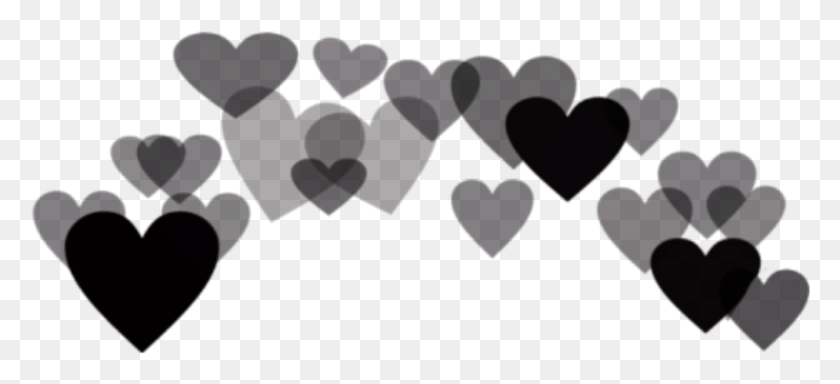 1713x712 Black Heart Crown Emoji Transparent Black Heart Crown Transparent Heart Crown, Pillow, Cushion, Text HD PNG Download