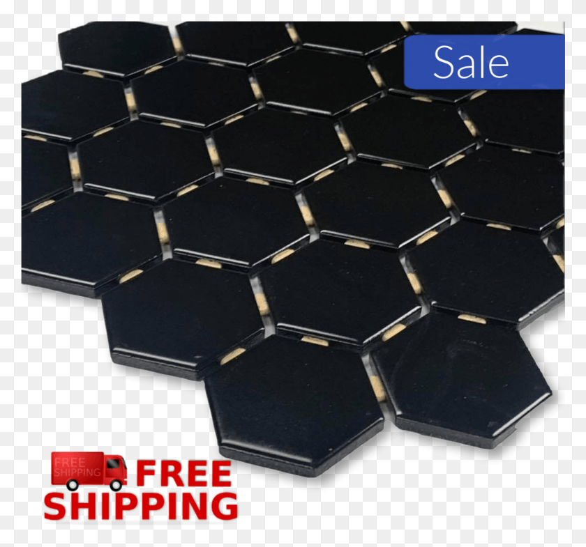 1281x1191 Black Hexagon Ceramic Mosaics Plastic, Computer Keyboard, Computer Hardware, Keyboard Descargar Hd Png