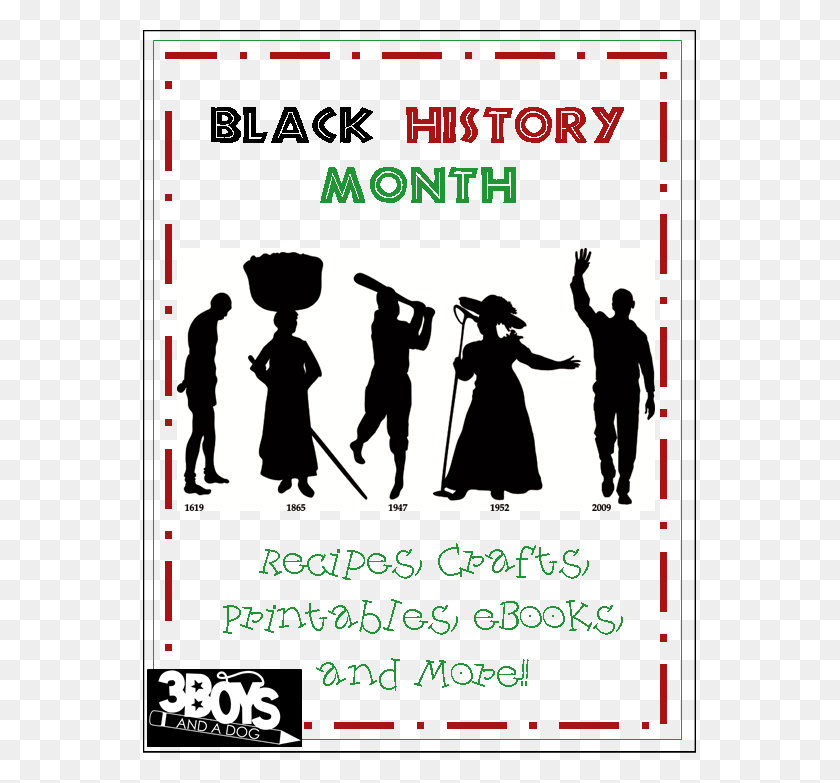553x723 Black History Month Recipes Crafts Printables Ebook Printable Black History Month Crafts, Person, Human, Poster HD PNG Download