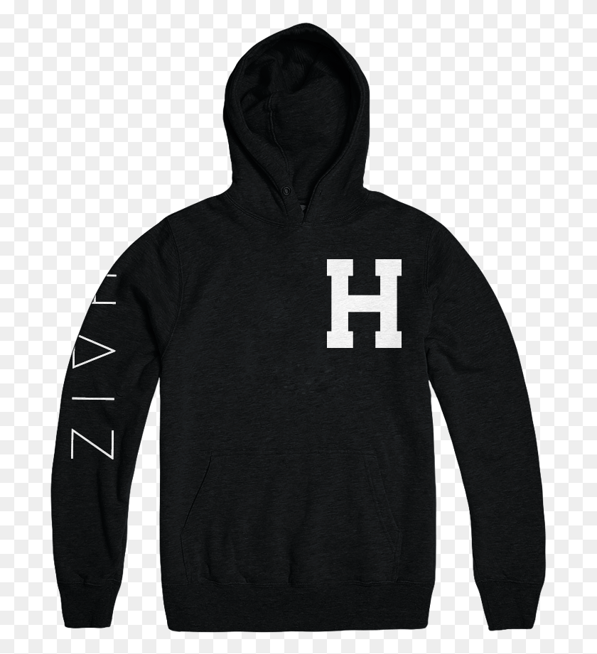 699x861 Black Hoodie Back Template Hoodie, Clothing, Apparel, Sweatshirt Descargar Hd Png