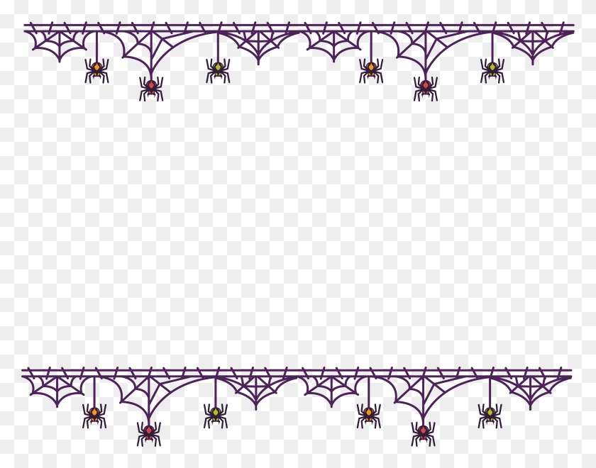 3652x2810 Black House Transprent Free Spider Web Border Clipart, Text, Lace, Plan HD PNG Download