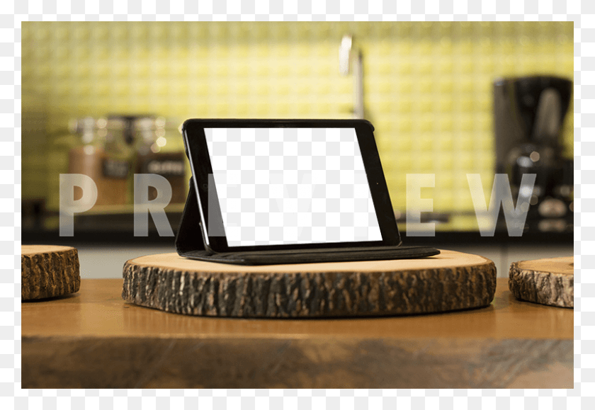 800x533 Black Ipad On Top Of Chopping Board Electronics, Pc, Computer, Laptop HD PNG Download
