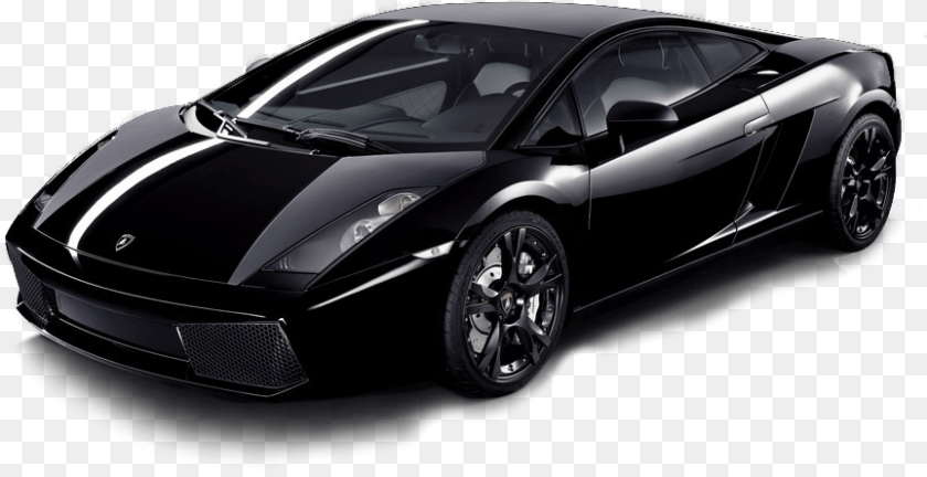 864x444 Black Lamborghini Image Lamborghini Gallardo, Car, Vehicle, Coupe, Transportation Sticker PNG