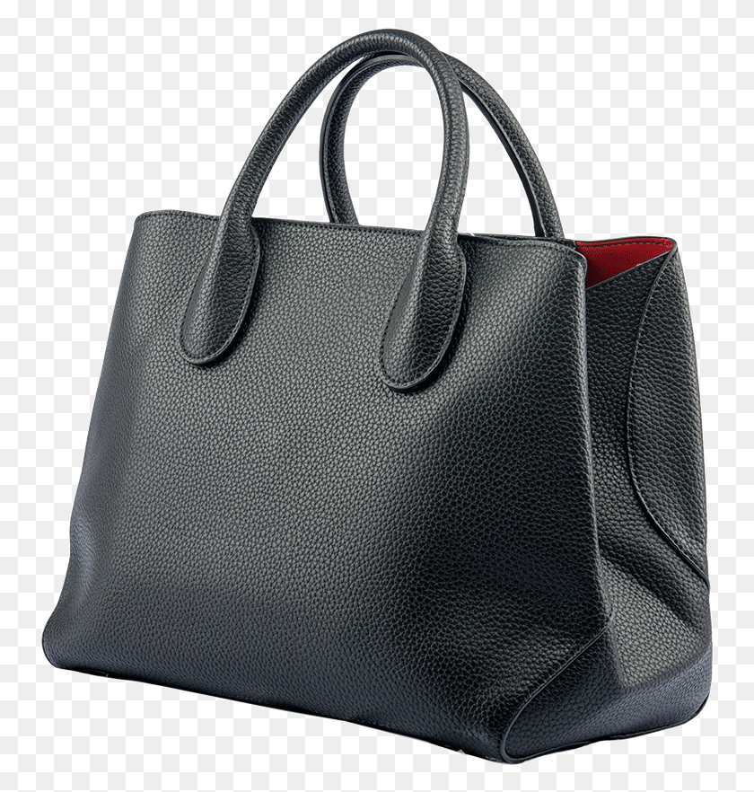 750x822 Black Leather Handbag Birkin Bag, Accessories, Accessory, Tote Bag HD PNG Download
