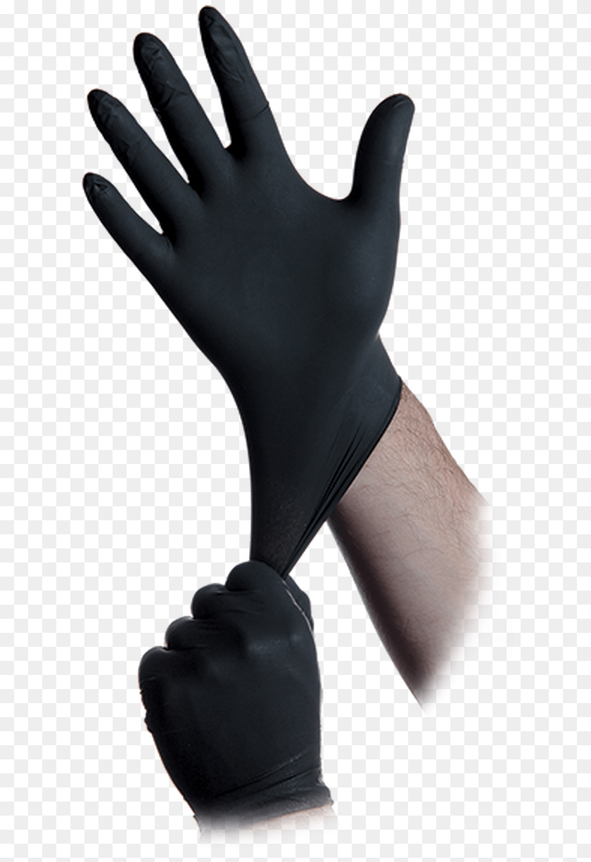 Black Lightning Nitrile Gloves 100 Count Box Gloves On Hand, Clothing, Glove, Baseball, Baseball Glove PNG