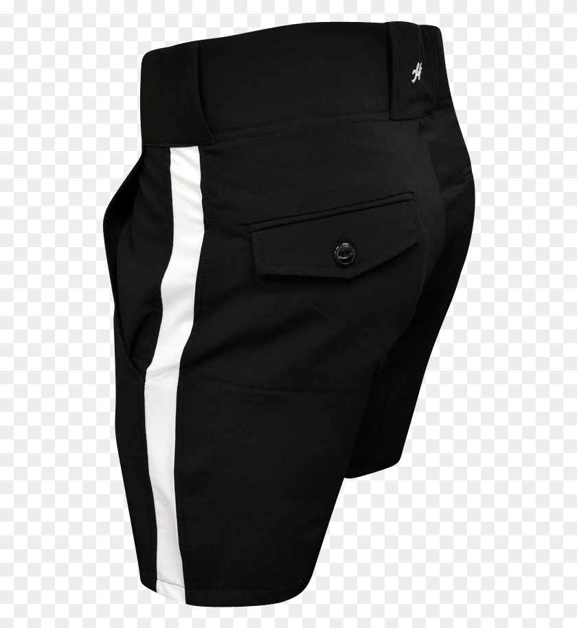 544x855 Black Lightweight Football Referee Shorts With Pocket, Clothing, Apparel, Pants HD PNG Download