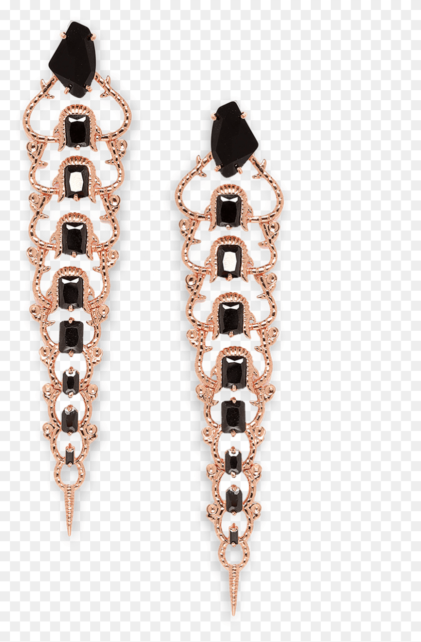 803x1258 Black Long Earrings, Chain, Accessories, Accessory HD PNG Download