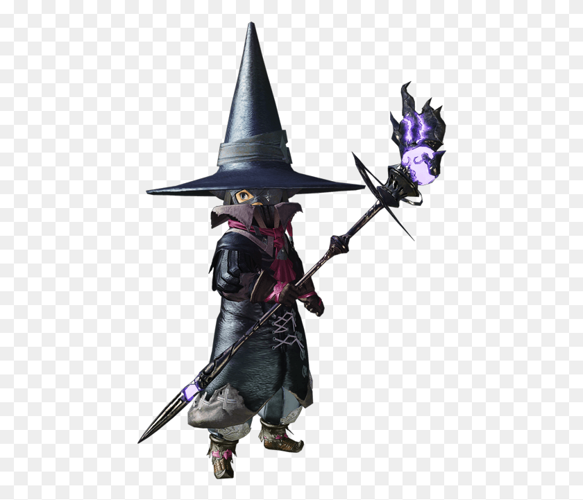 446x661 Black Mage Ff, Person, Human, Knight HD PNG Download