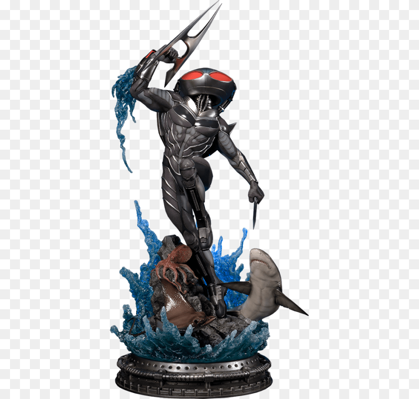 800x800 Black Manta Injustice Statue, Figurine, Adult, Male, Man Transparent PNG