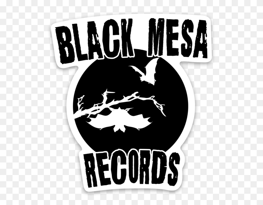 541x596 Black Mesa Records Emblem, Label, Text, Poster HD PNG Download
