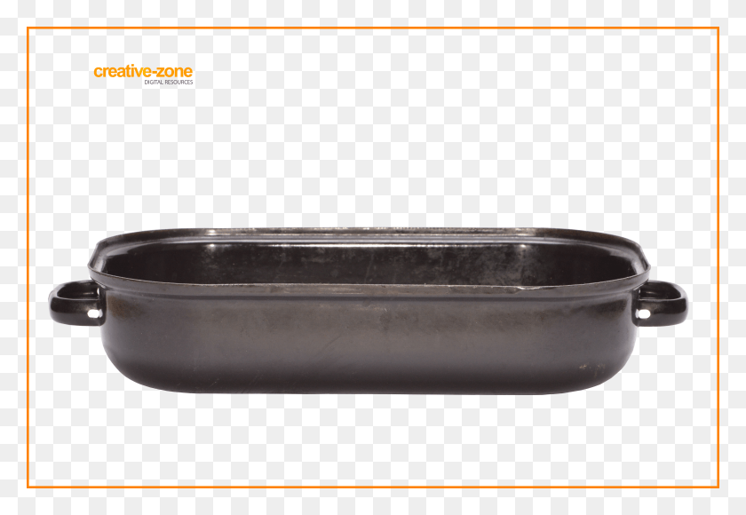 6030x4020 Black Metal Baking Tray Baking Pan Transparent Roasting Pan HD PNG Download