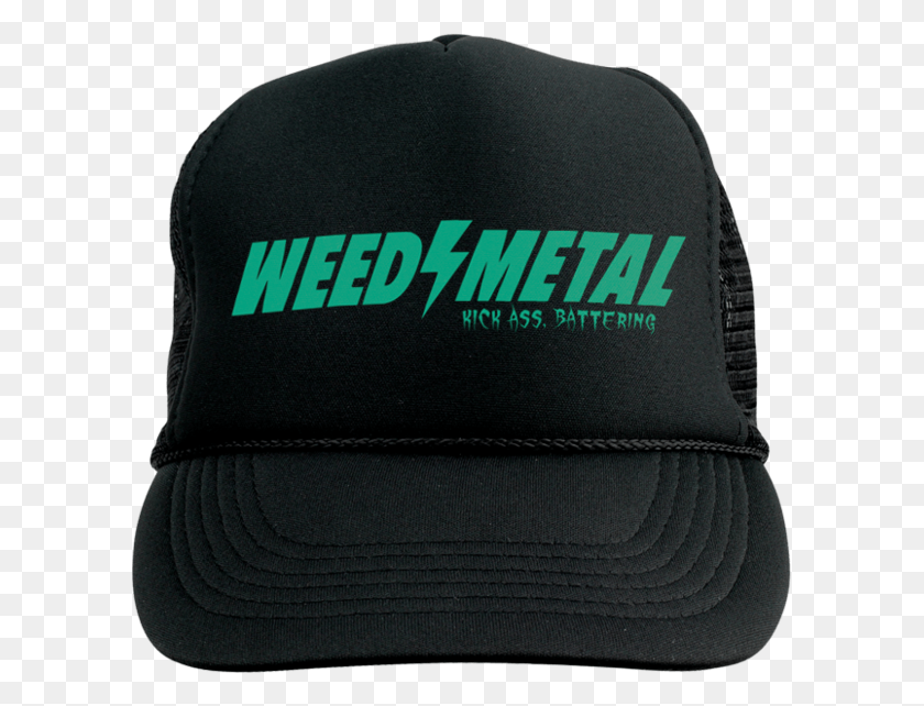 599x582 Black Metal Trucker Hat, Clothing, Apparel, Baseball Cap HD PNG Download
