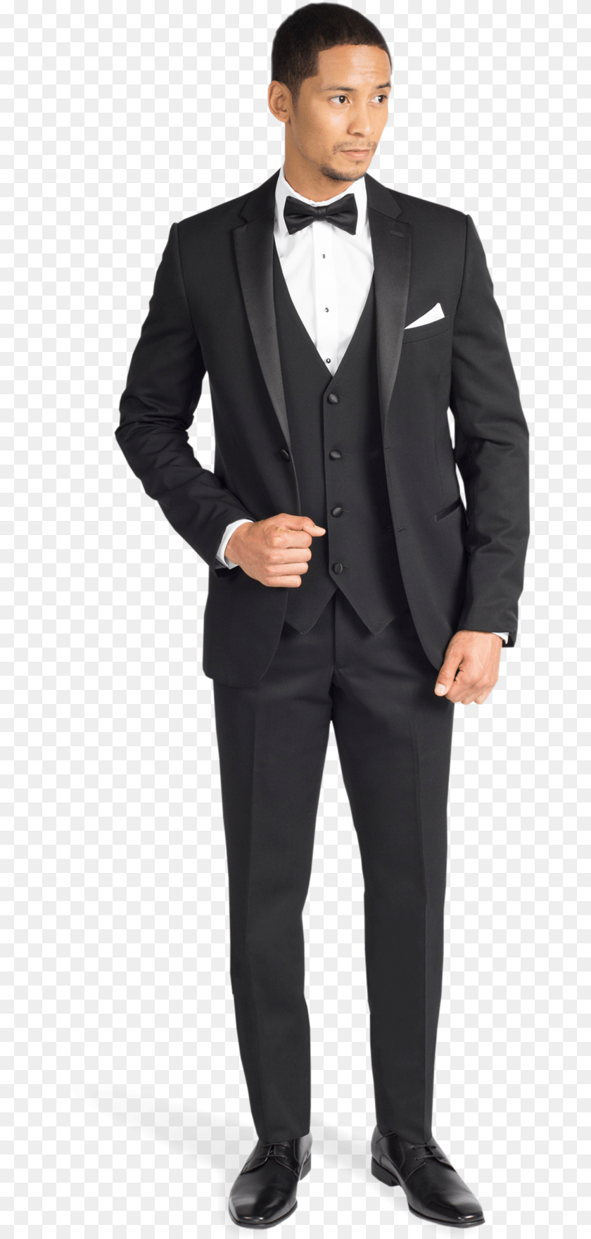 Black Michael Kors Tux Two Piece Suit Design, Clothing, Formal Wear, Tuxedo, Adult Clipart PNG