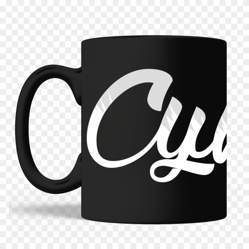 800x800 Black Mug Left Grinch Cup Of Fuckoffee Svg, Coffee Cup, Text HD PNG Download
