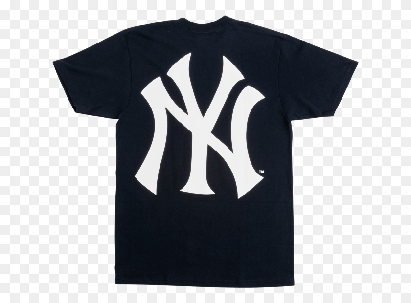 627x560 Black New York Yankees Tshirt, Clothing, Apparel, T-shirt HD PNG Download