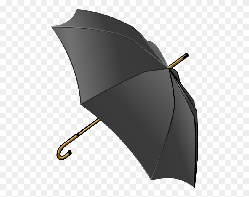498x605 Black Objects Umbrella Clip Art, Canopy HD PNG Download