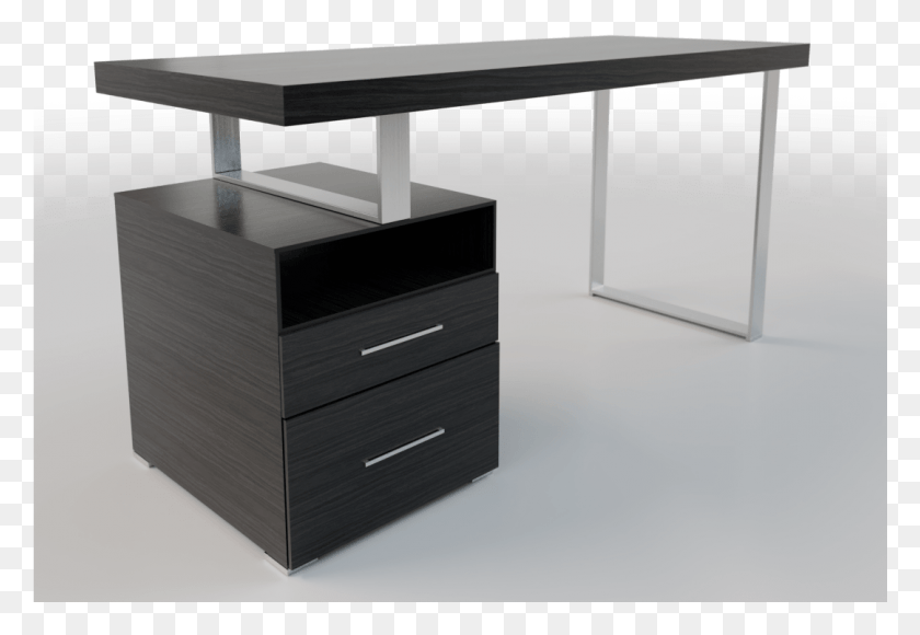 1081x721 Black Office Desk Imeshh Coffee Table, Furniture, Tabletop, Drawer HD PNG Download