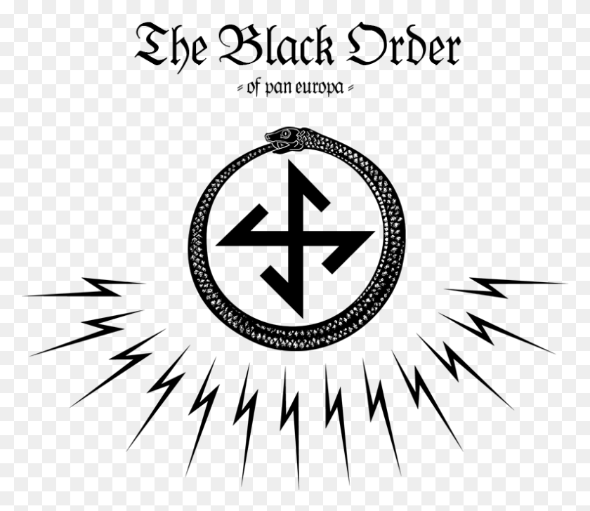 792x679 Black Order Of Pan Europa, Accessories, Accessory, Necklace HD PNG Download