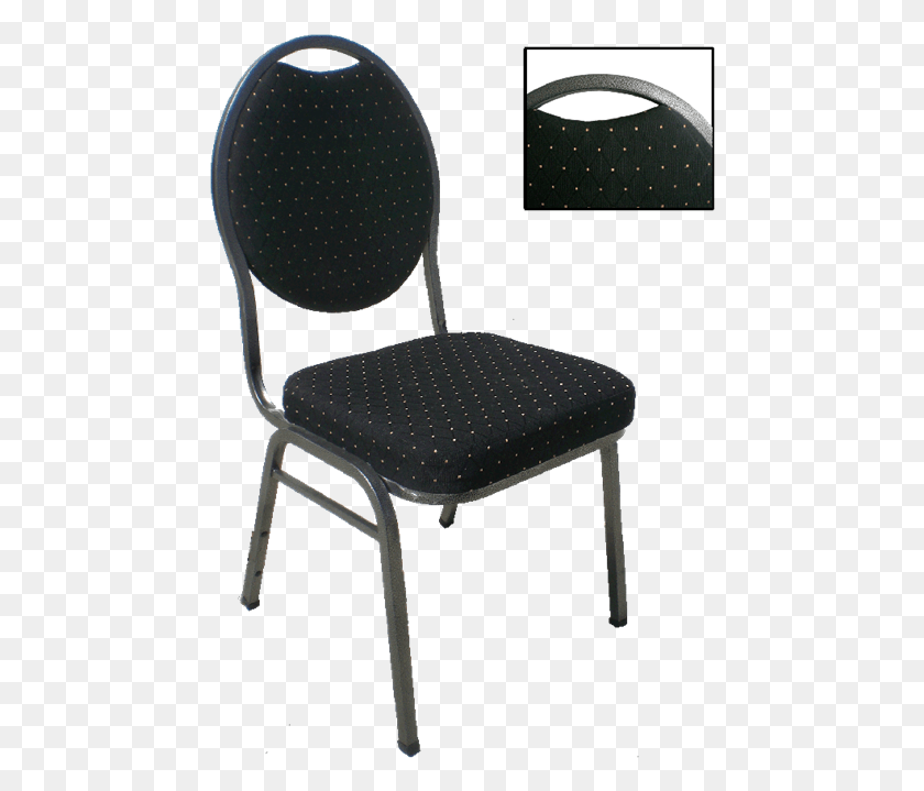 460x659 Black Oval Back Fabric Banquet Chair With Steel Frame Banquet Chairs, Furniture, Armchair, Texture Descargar Hd Png