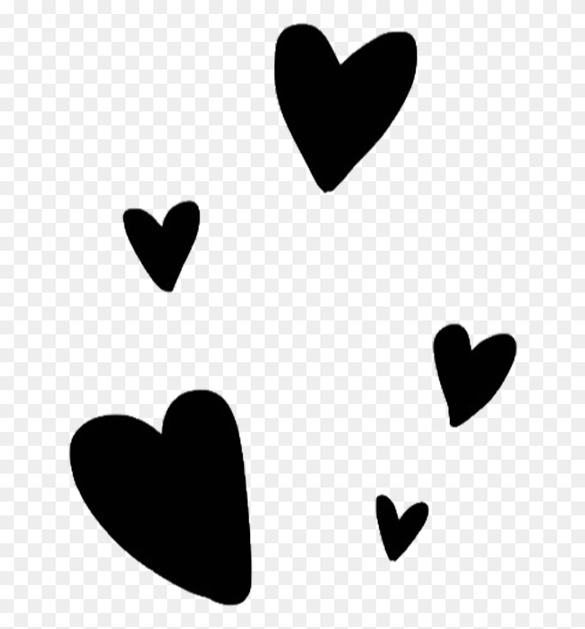 646x843 Black Overlay Tumblr Editing Needs Cute Heart, Text, Alphabet, Stencil HD PNG Download