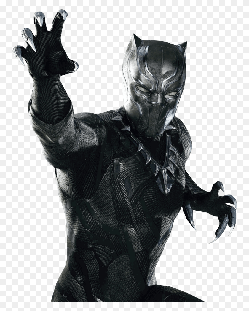 758x989 Black Panther Black Panther Marvel, Person, Human, Alien HD PNG Download