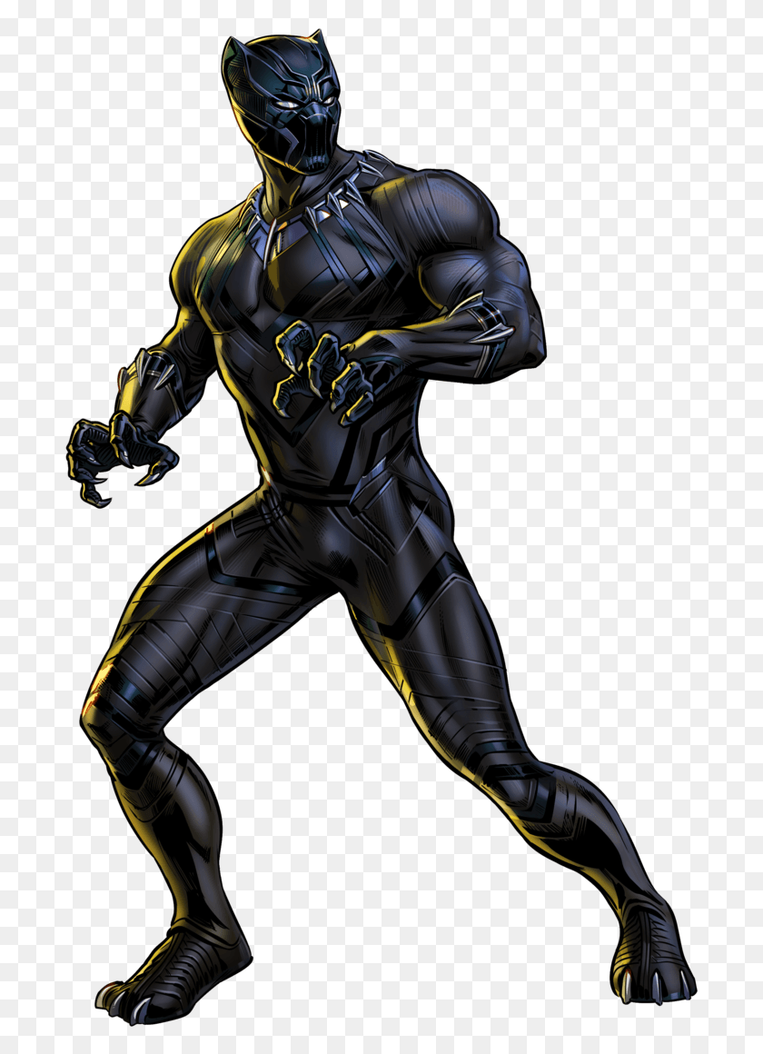 698x1100 Black Panther Civil War Por Alexiscabo Black Panther Render Marvel, Ninja, Casco, Ropa Hd Png