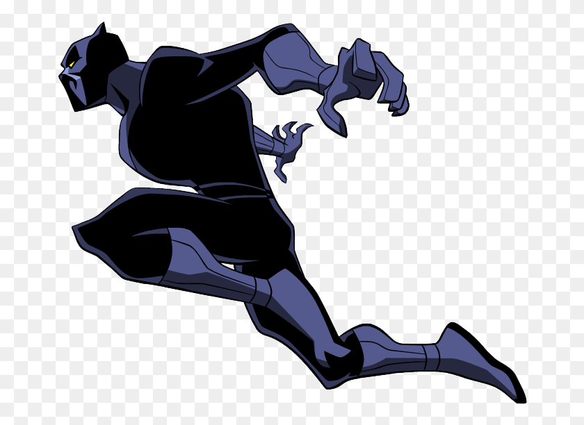 676x552 Black Panther Clip Art Black Panther Avengers Animated, Mammal, Animal HD PNG Download